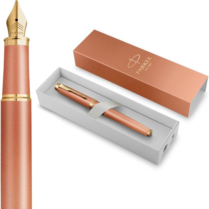 Immagine prodotto Parker Pen Füllfederhalter IM Writing Rituals, Orange, M (Arancia, 1x)