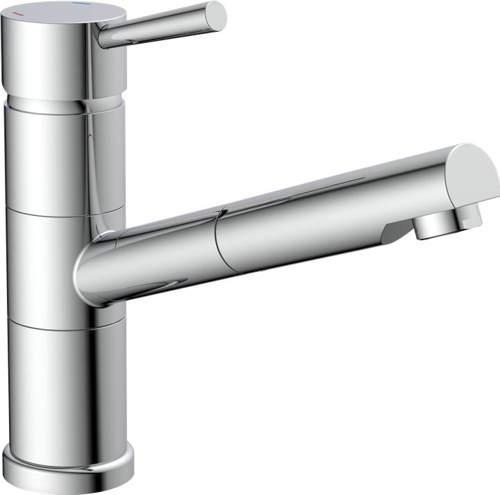 Schütte Rubinetto cucina UNICORN miscelatore lavello cromato estraibile girevole 33770