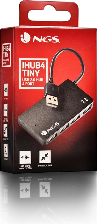 Immagine prodotto NGS Ihub4 minuscolo (USB-A, 4 porte)