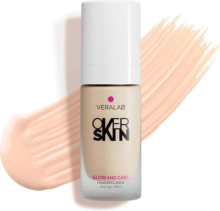 Produktbild Veralab Glow And Care - Anti Age Foundation N.01 Porcelain (01 Porcelain)