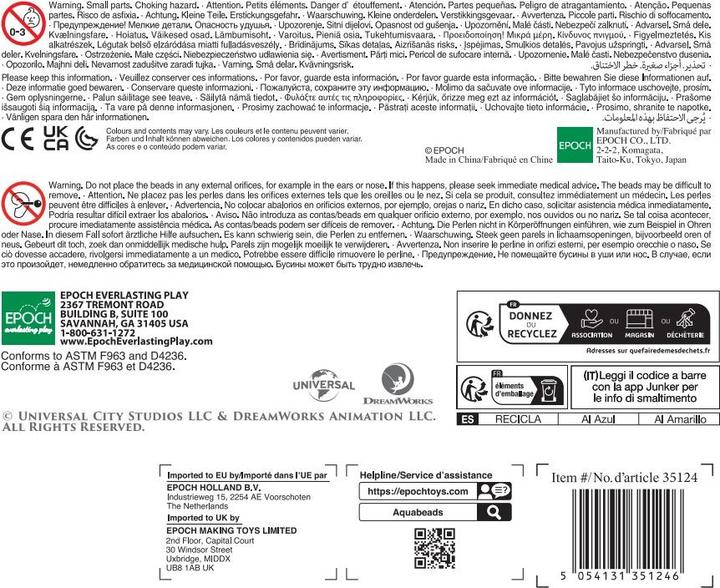 Actual product image Epoch Aquabeads Dragons Keychains Set