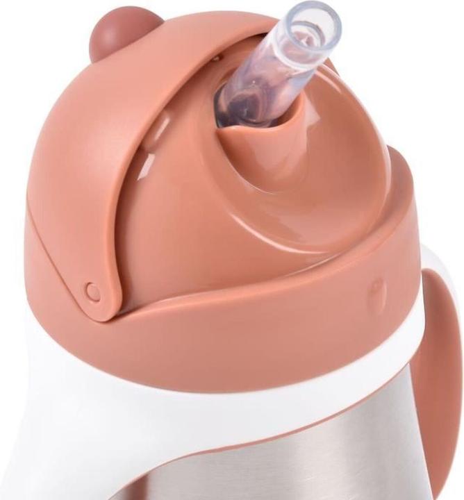 Actual product image Beaba Straw cup Inox 250ml terracotta