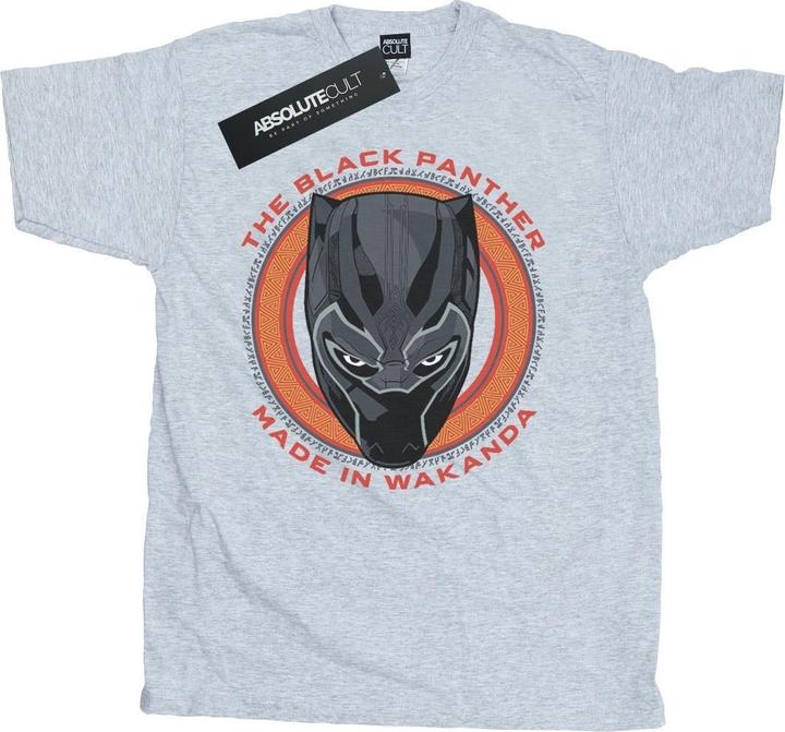 Actual product image Mens Black Panther Made in Wakanda Red T-Shirt (XXL)