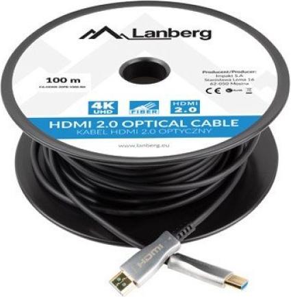 Immagine prodotto Lanberg CA-HDMI-20FB-1000-BK HDMI-Kabel HDMI Typ A (Standard) (100 m)