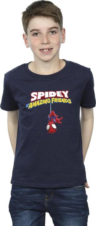 Produktbild SpiderMan Hanging Upside Down TShirt Jungen (152, 158)