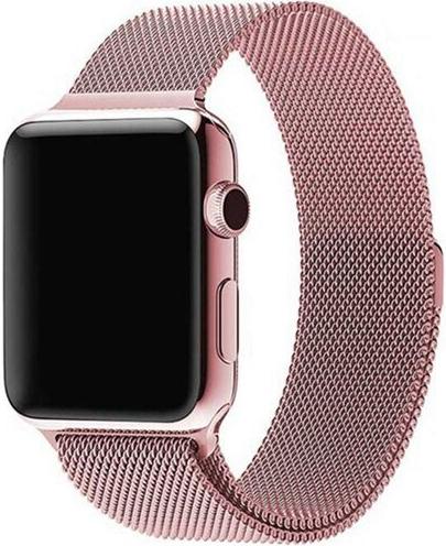PhoneLook Mailänder Stahlarmband rosa 38mm / 40mm / 41mm (41 mm, 38 mm, 40 mm, Aluminium)