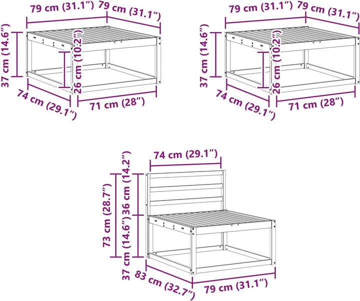 Produktbild vidaXL Sofa Set