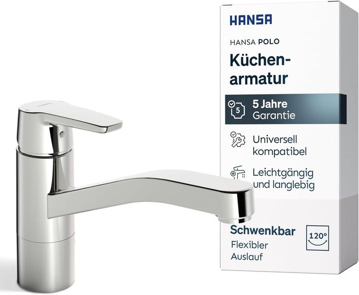 Productafbeelding Hansa kantoorwereld SPT-EH zuilmengkraan HANSAPOLO DN 15 vc (51482293)