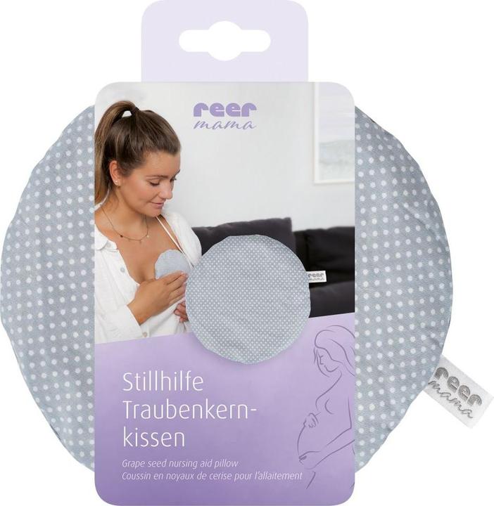 Immagine prodotto Reer Cuscino 2in1 per l'allattamento ai semi d'uva (15 x 15 cm)