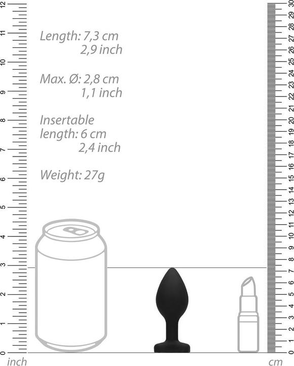 Immagine prodotto Ouch! Plug anale a cuore di diamante