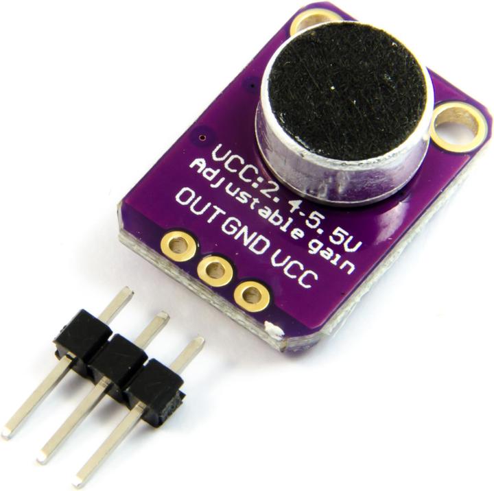 Actual product image Purecrea MAX4466 Microphone Amplifier Module with Potentiometer