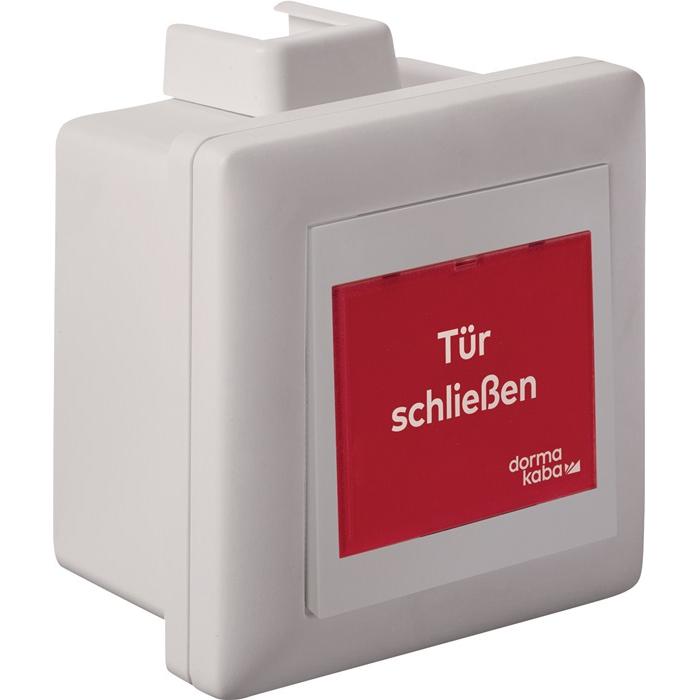 Dormakaba, Türöffner + Türschliesser, Aufputzdose für Handauslösetaster System 55 weiss