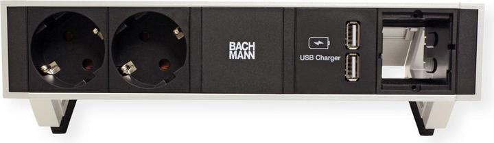 Actual product image Bachmann DESK2 tabletop Power strip (2 x, CEE 7/3, 0.20 m)