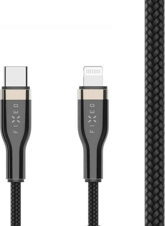 Image du produit Fixed Câble tressé USB-C/Lightning, 2m, noir (2 m)