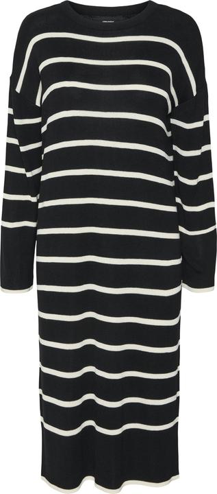 Immagine prodotto Vero Moda Vestibilità ampia Scollo rotondo Polsini a coste Spalla scesa Abito midi Abito in maglia (XS)
