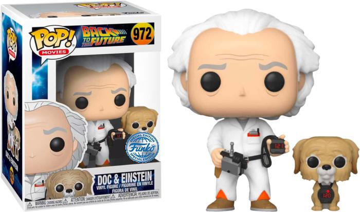 Produktbild Funko POP! Retour vers le Futur Doc & Einstein Exclusive
