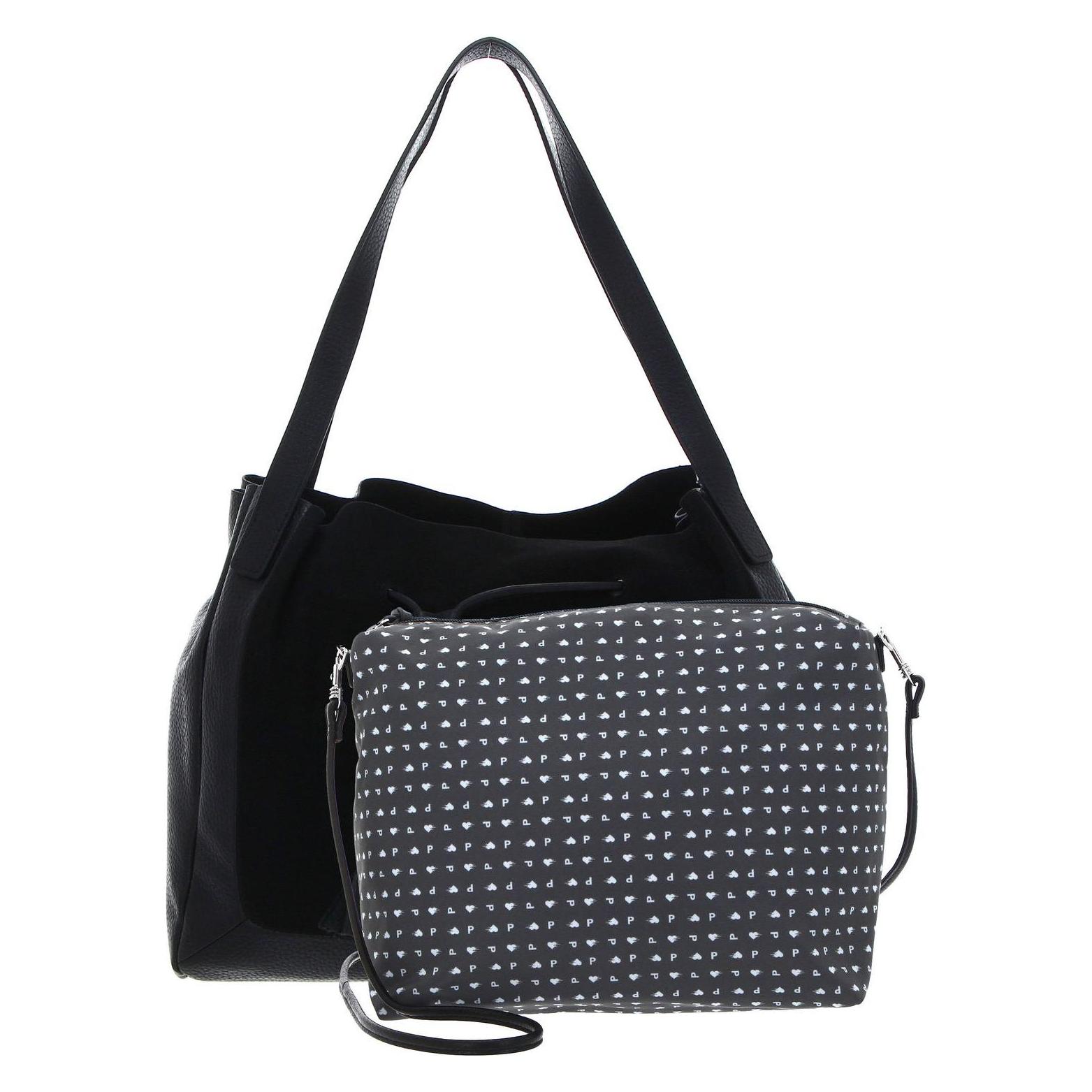 Picard, Damen, Handtasche, Journey Bucket Bag, Schwarz