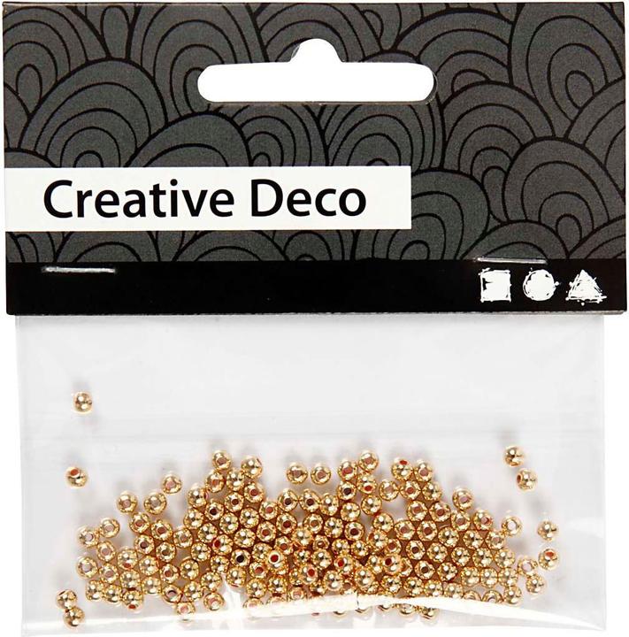 Actual product image Creativ Company Gold beads, 150 pieces.