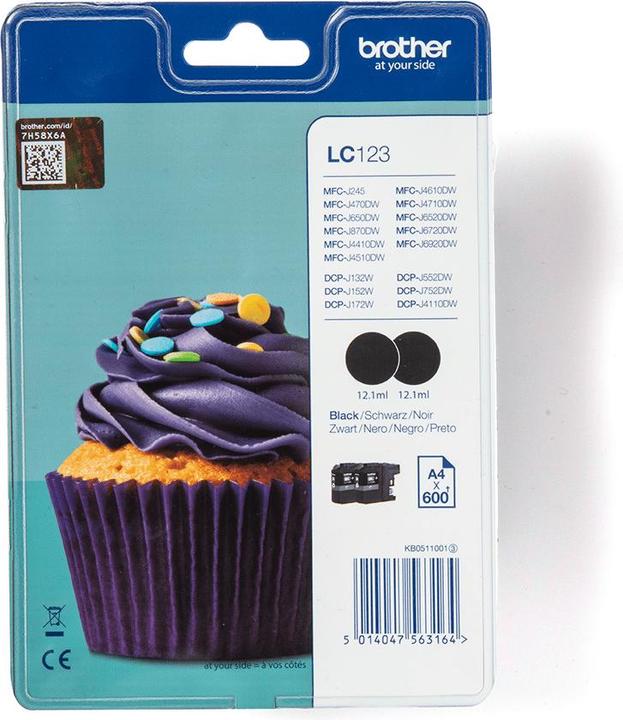 Actual product image Brother Lc-123bk (FC)