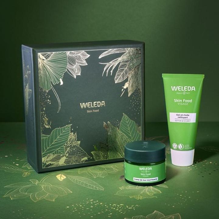 Produktbild Weleda Skin Food Christmas 2024 Gift Set 75ml Gel-In-Oil and 40ml Day Cream (Gesichtspflege Set)