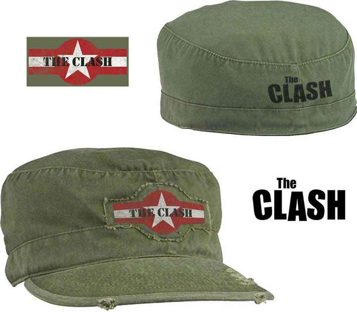 The Clash Clash Star Logo M GRN Military Cap:S-M