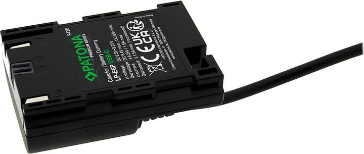 Image du produit Patona USB-C Input Akku-Adapter LP-E6P (Batterie de l'appareil photo Adaptateur secteur)