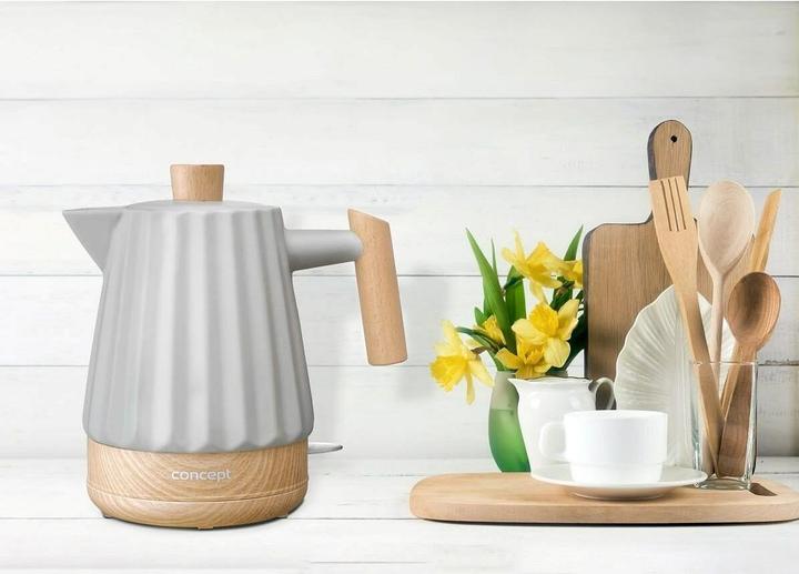 Produktbild Concept Czajnik elektryczny ceramiczny RK0091 szary (1.50 l)