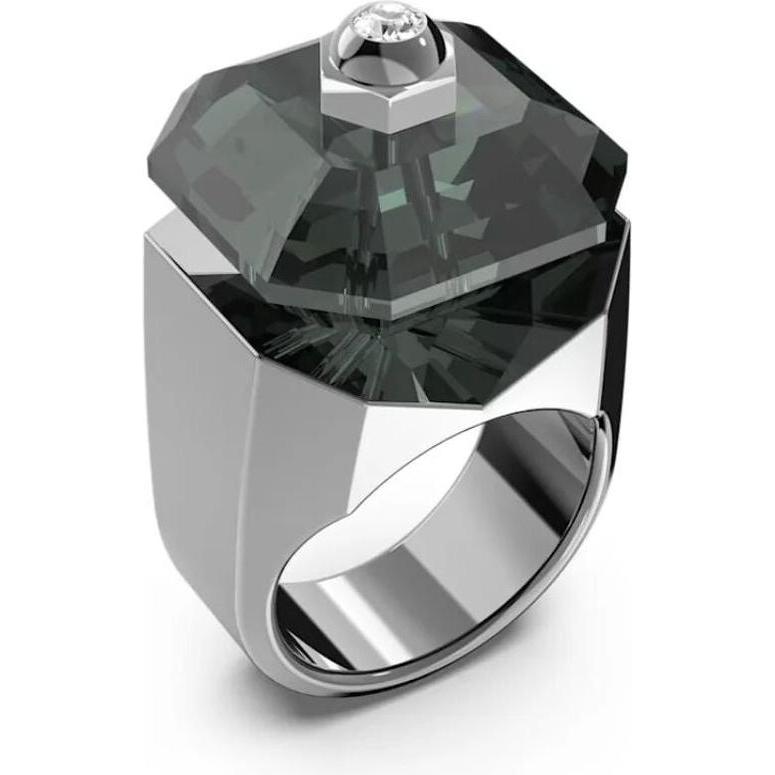 Swarovski, Anello, Anello Numina Cocktail Taglio Ottagonale Nero, (50)