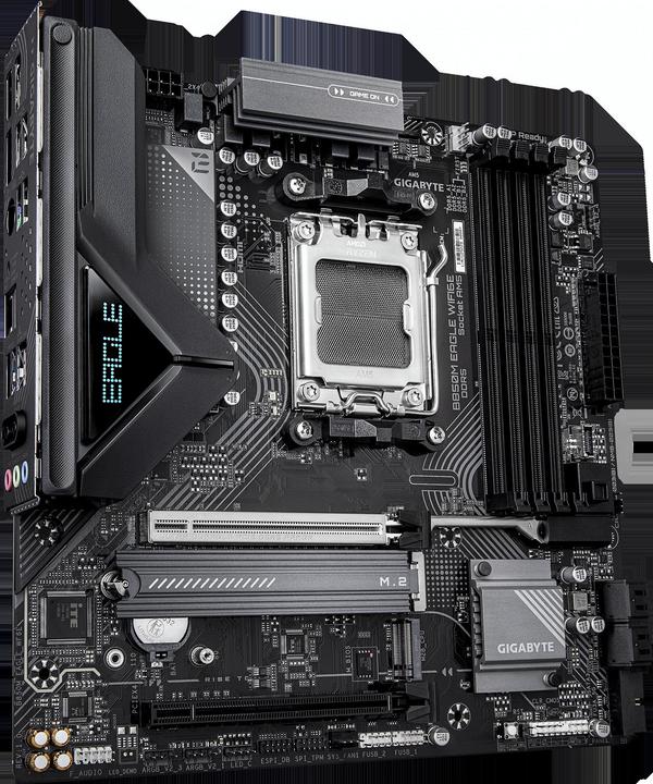 Productafbeelding Gigabyte B850M Eagle WiFi6E (B850,AM5,mATX,DDR5) (AM5, AMD B850, Micro ATX (mATX))