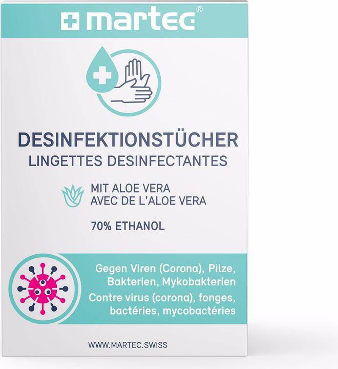Martec Lingettes désinfectantes