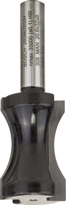 Produktbild Bosch Professional Zubehör Flachstabfräser, 8 mm, R1 18,3 mm, D 20,6 mm, L 32 mm, G 63,5 mm