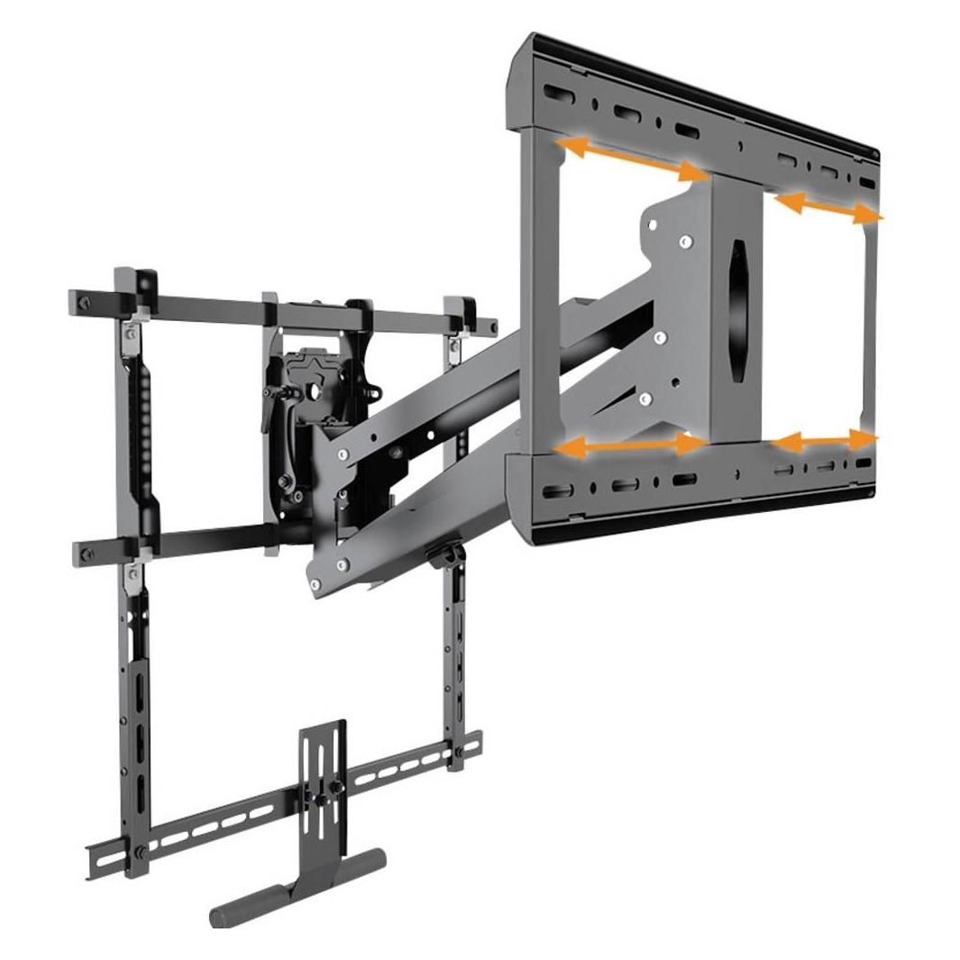 MyWall My Wall HP55AL Tv-Wandhalterung 101, 6 Cm (40") - 165, 1 Cm (65") (Wand, 65", 25 kg), Tv Wandhalterung, Schwarz