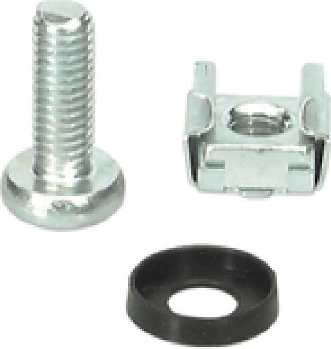 EFB Elektronik Cage nut set 50 x M6, complete Cage nut set consisting of 50 x cage nut M6 each 50 x U (M6)