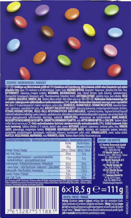 Image du produit Smarties Décoration Arbre de Noël (125 g)