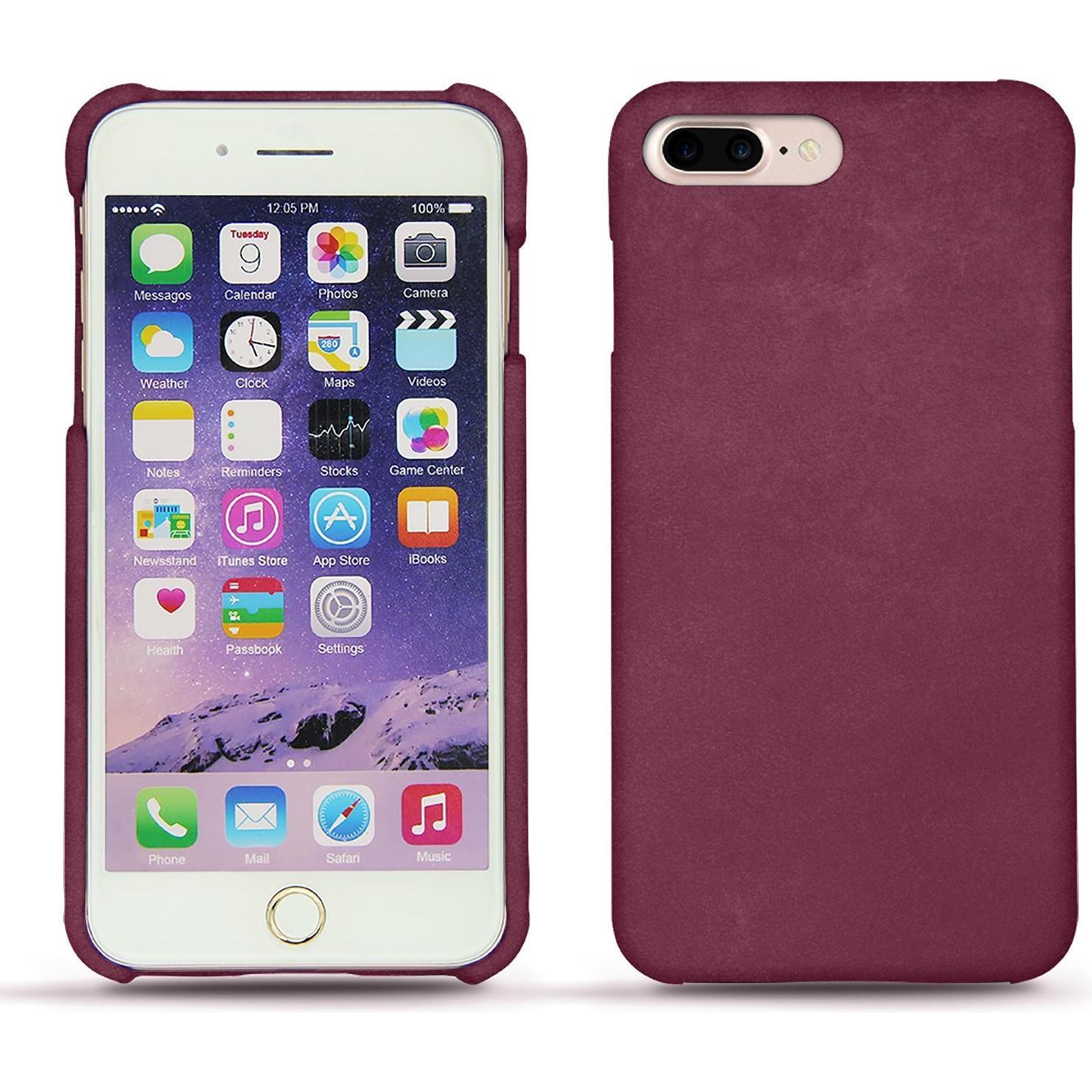 Noreve Lederschutzhülle (Apple iPhone 7 Plus), Smartphone Hülle, Violett