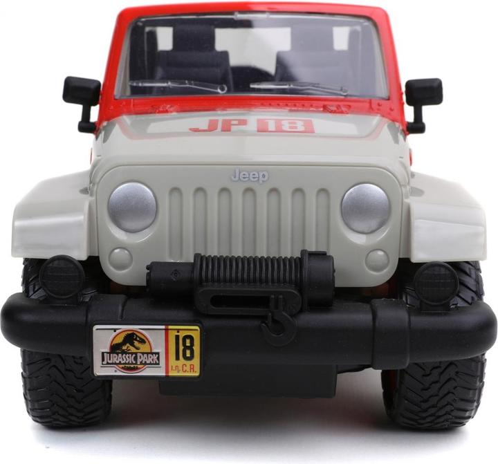 Actual product image Jada RC Jurassic Park Jeep Wrangler 1:16