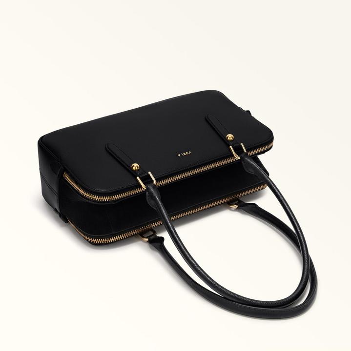 Immagine prodotto Furla giulia m boston leather shoulder bag, black