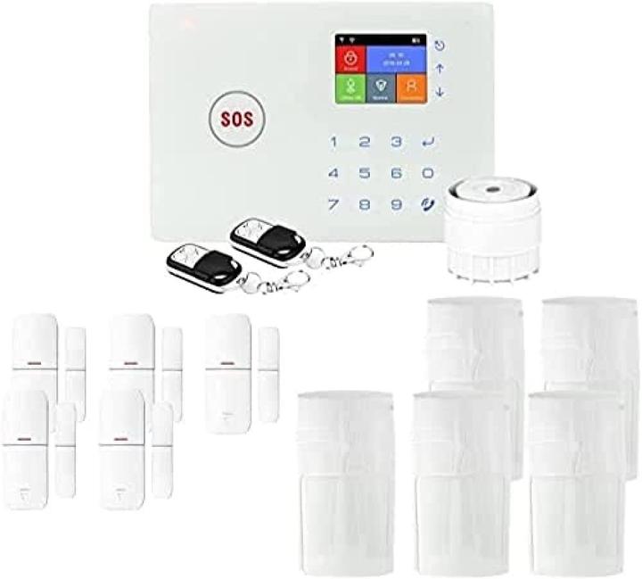 Produktbild LifeBox Drahtloses Hausalarm-Set mit WLAN und GSM, tierimmun, 5 Bewegungsmelder
