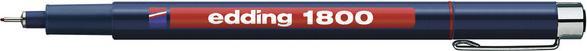 Produktbild Edding Faserzeichner Profipen 1800 (Rot, 1x)