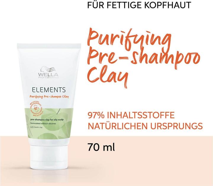 Produktbild Wella Elements - Purifying Pre-shampoo Clay (70 ml, Flüssiges Shampoo)
