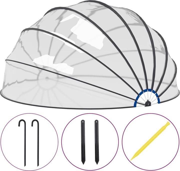 Actual product image vidaXL Poolüberdachung