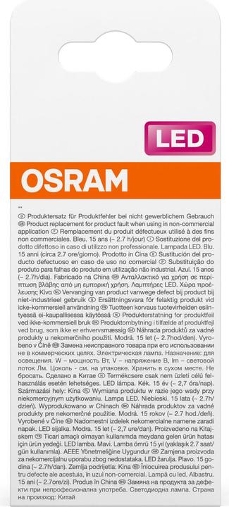 Produktbild Osram Led Star Décor Classic A (E27, 2.50 W, 10 lm, 1 x, F)