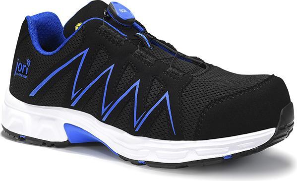 Elten Safety low shoe S1P BOA® black-blue Low ESD Gr.48 (S1P, 48)