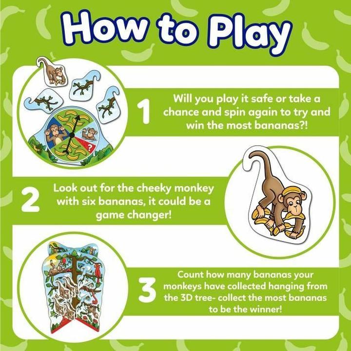 Actual product image Orchard Tischspiel Cheecky Monkeys (FR) (French, Italian, 4 Players)