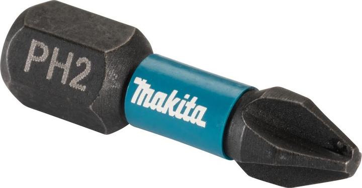 Actual product image Makita E-12360 Sukimo Antgalis, PH2X25mm, 25vnt. IMPACT BLACK (Cross Phillips PH)