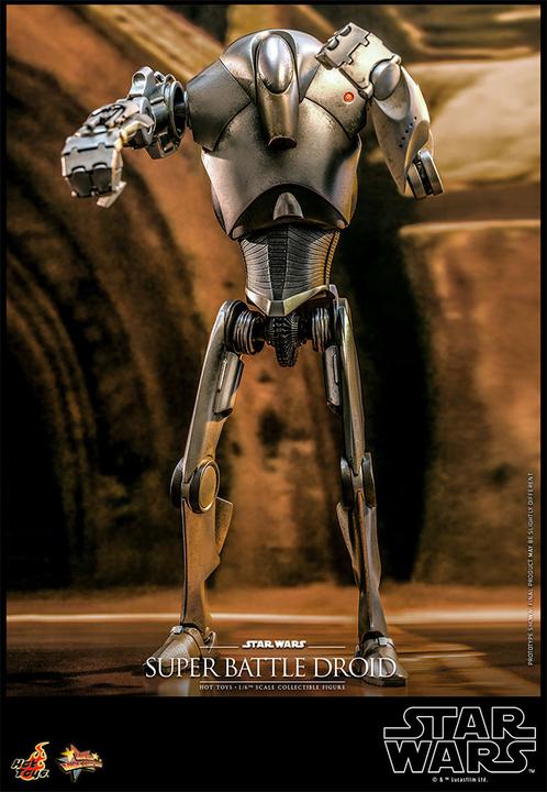 Actual product image Hot Toys Star Wars: Episode II figurine 1/6 Super Battle Droid 32 cm