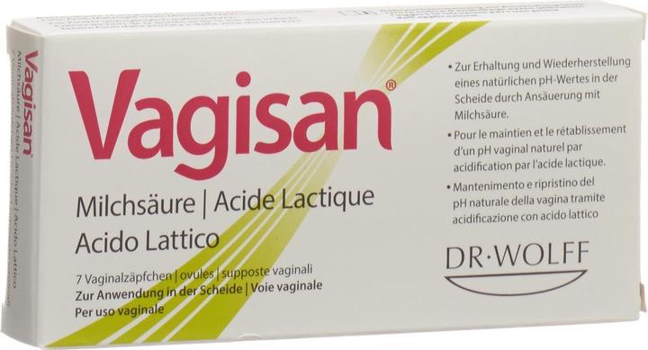 Produktbild Vagisan Milchsäure (Vaginalzäpfchen)