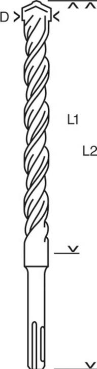 Immagine prodotto Bosch Hausgeräte Bosch Hammerbohrer plus-3 22x200x250mm (4-22 millimetri)