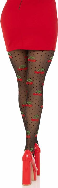 Produktbild Leg Avenue Schwarze Kirschmutzfänge Strümpfe (One Size)
