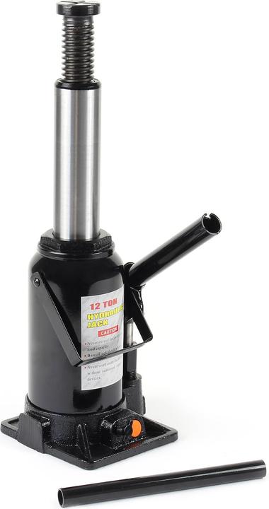Produktbild Wiltec Hydraulischer Wagenheber 12t PKW Stempelwagenheber Flaschenwagenheber